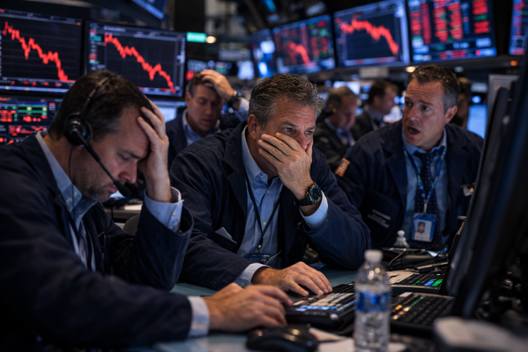 Dow sinks 800 points as stagflation panic sends Wall Street into freefall